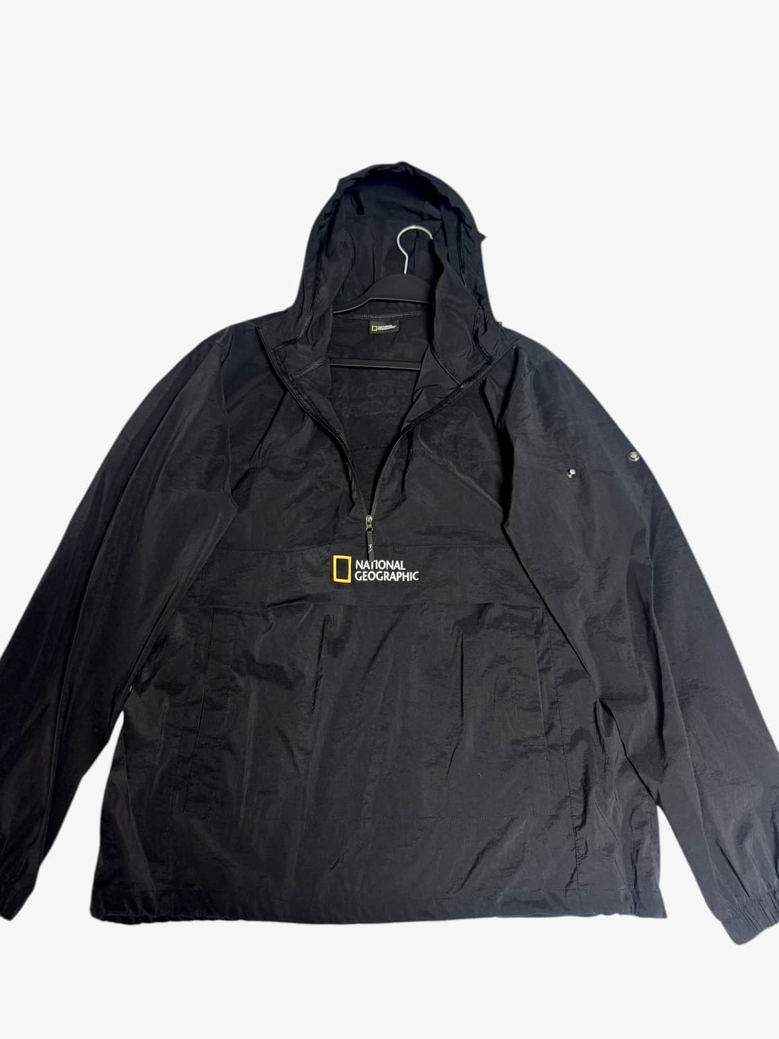 NATIONAL GEOGRAPHIC 오버핏 블랙 아노락 (XL)  상품이미지3