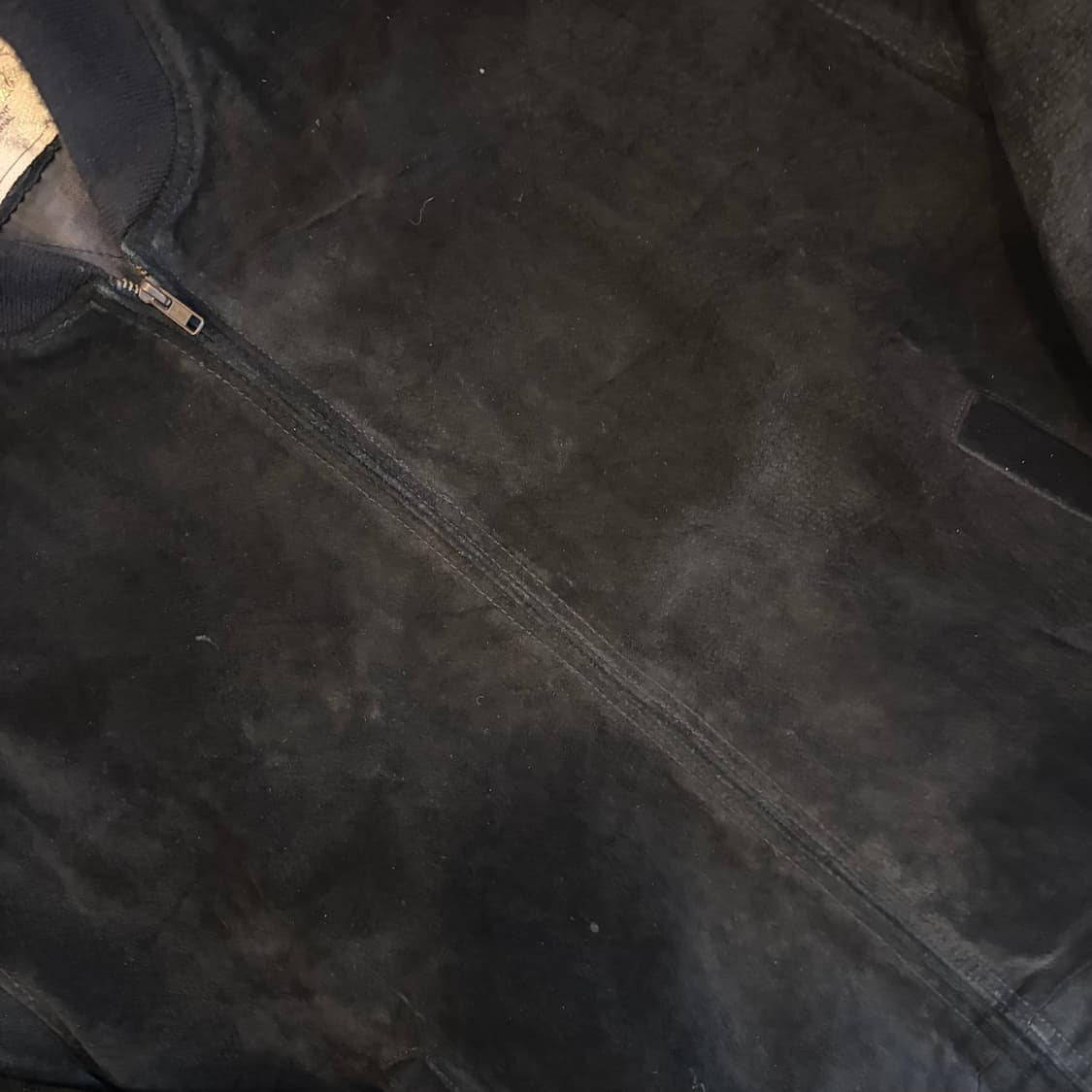 올드 돈피 스웨이드 블루종 자켓 상품이미지4