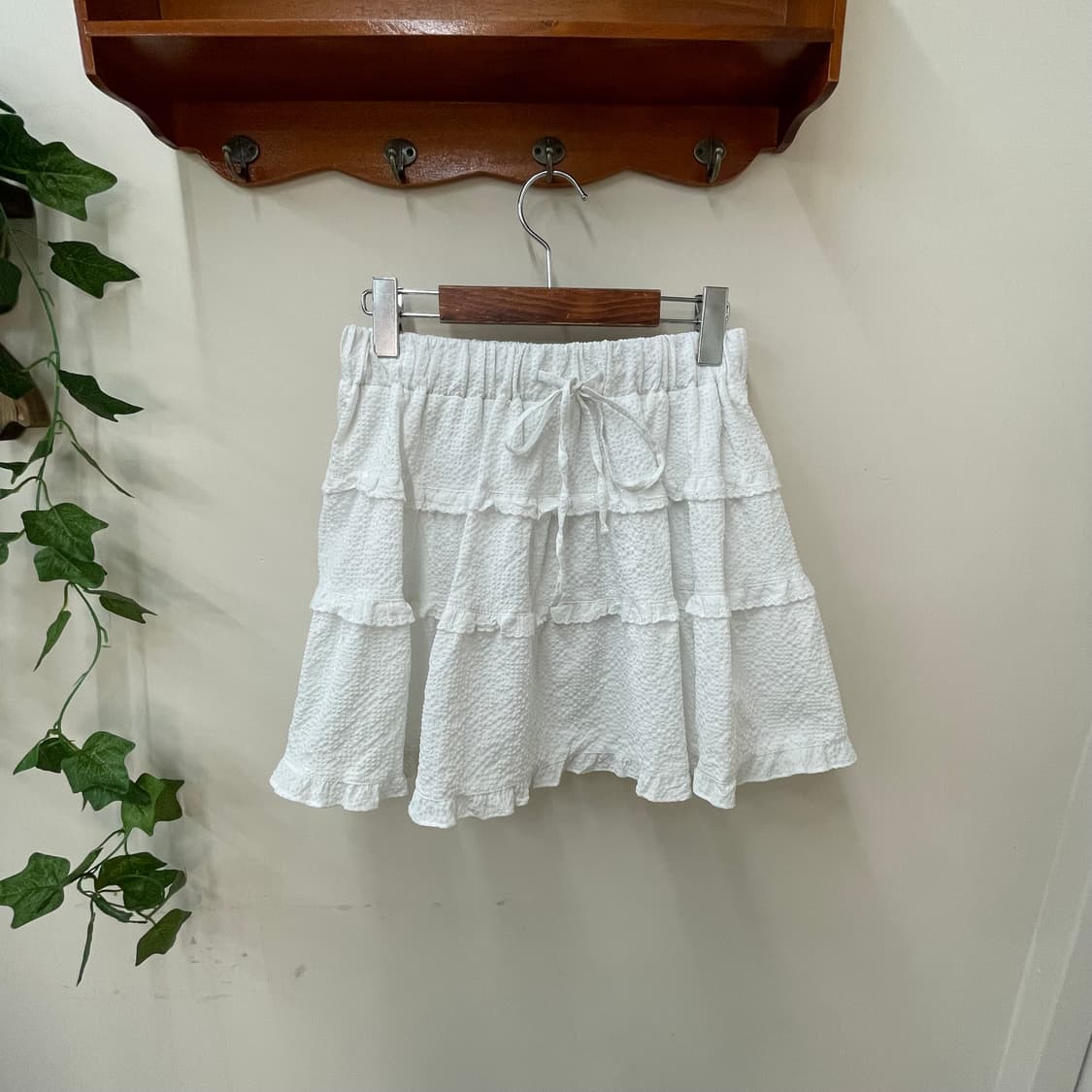 화이트 레이스 캉캉 미니스커트 히메갸루 페어리 러블리 상품이미지1