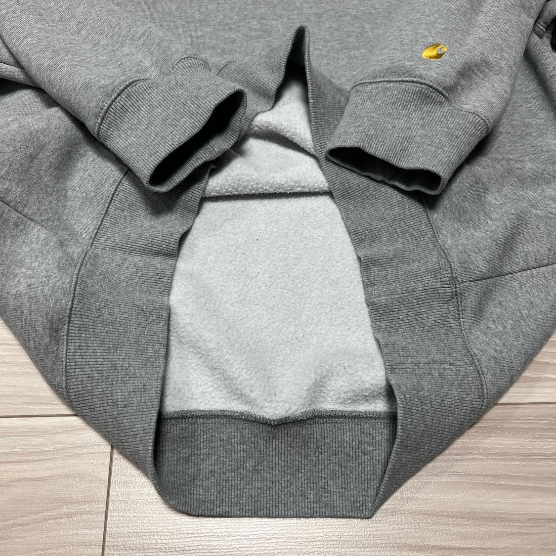 칼하트 회색 기모 맨투맨 L사이즈 상품이미지3