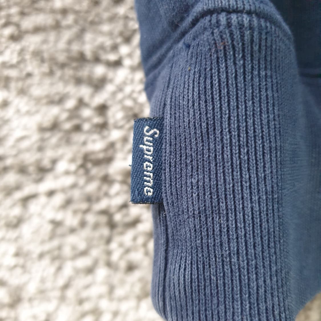 [무료배송] Supreme 23SS 데님 카라 하프집 맨투맨 상품이미지8