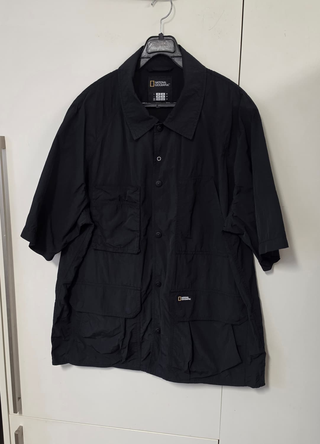 내셔널지오그래픽 나일론 포켓 반팔 셔츠 L (100-105) 상품이미지2