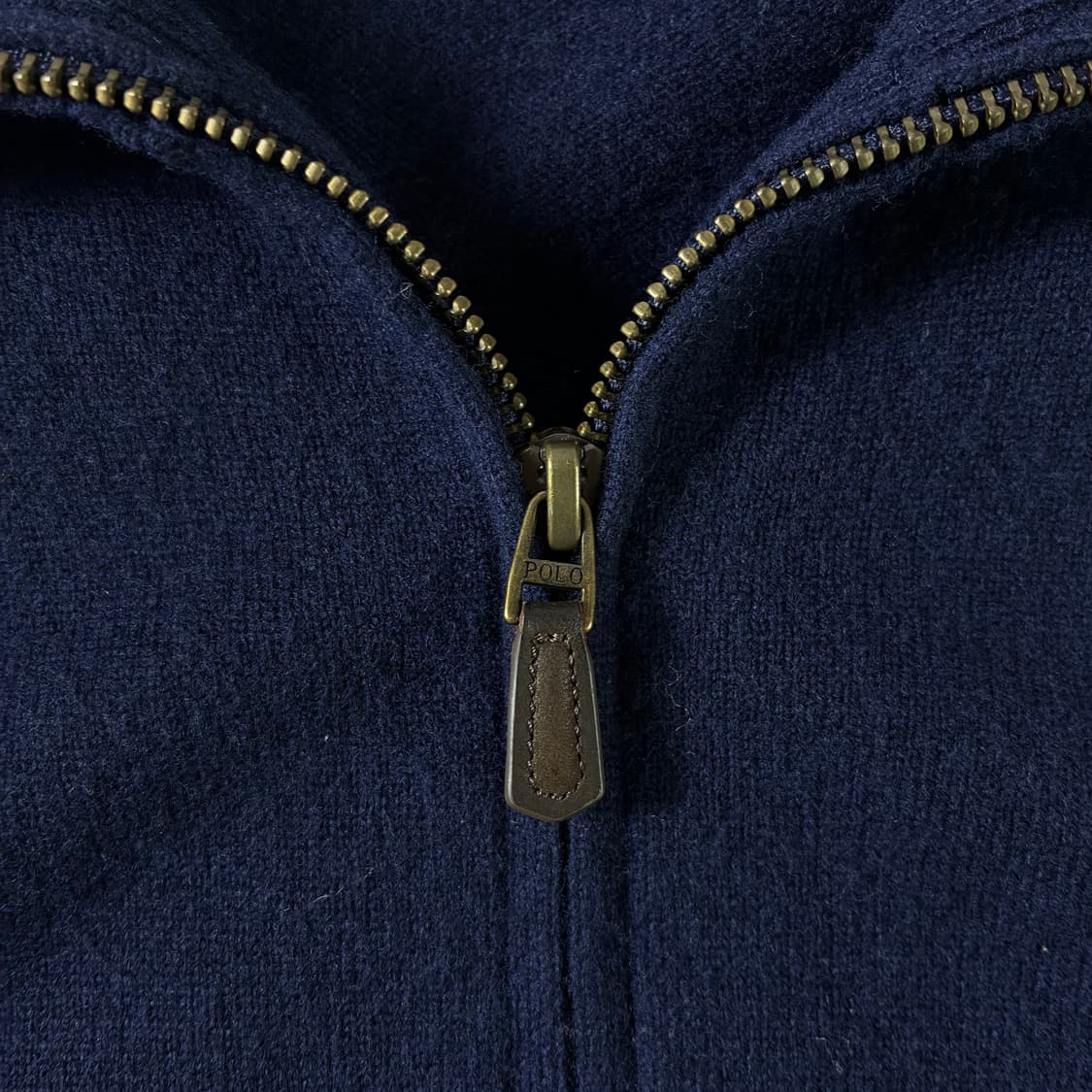 Polo  폴로 랄프로렌 신형 자수 네이비 니트집업  상품이미지4