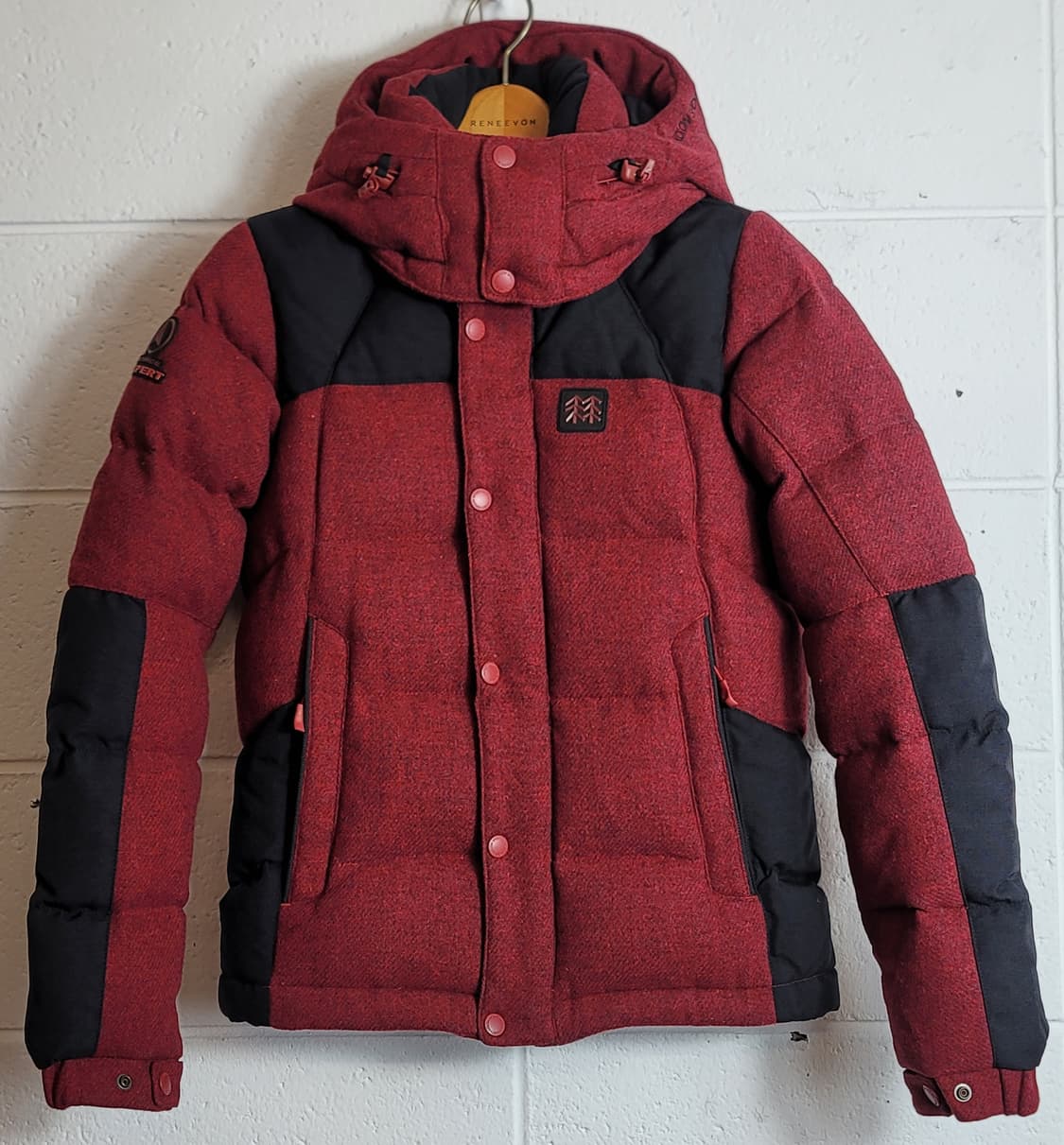 코오롱스포츠(여성용) 헤스티아 울(모직) 구스다운(거위털) 패딩점퍼 상품이미지1