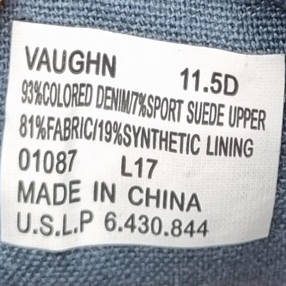 폴로랄프로렌 데님남성스니커즈 11.5 290 상품이미지6