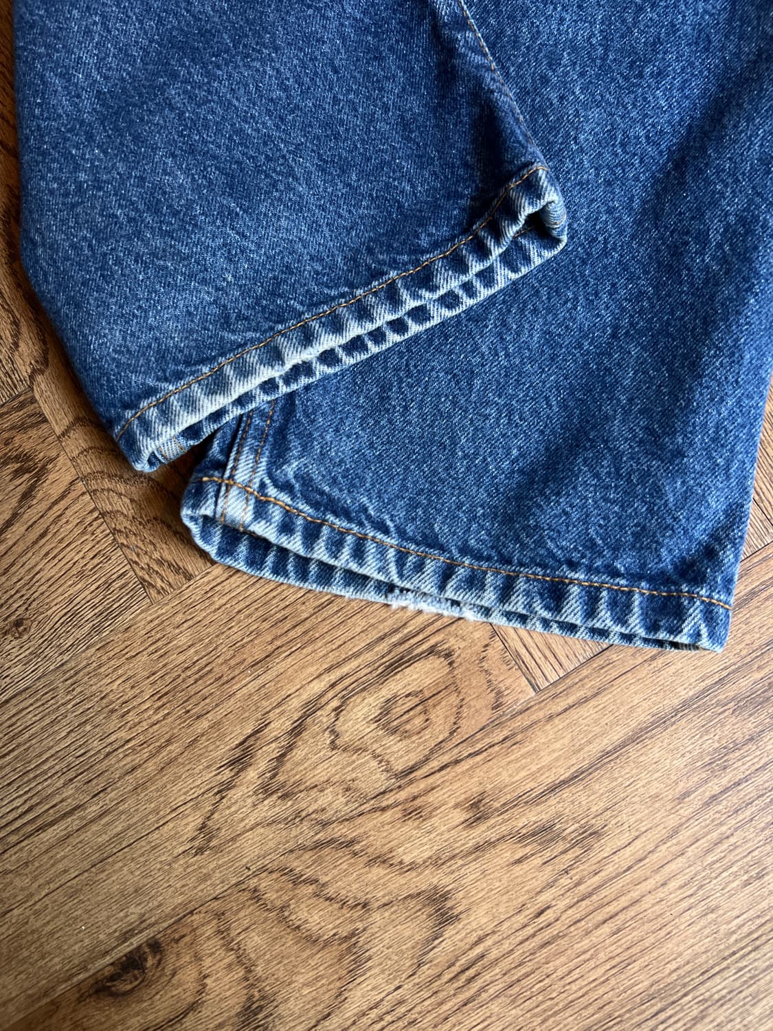 [36]90's 리바이스 USA 시그니처 540 배기핏 데미지드 데님팬츠 상품이미지5