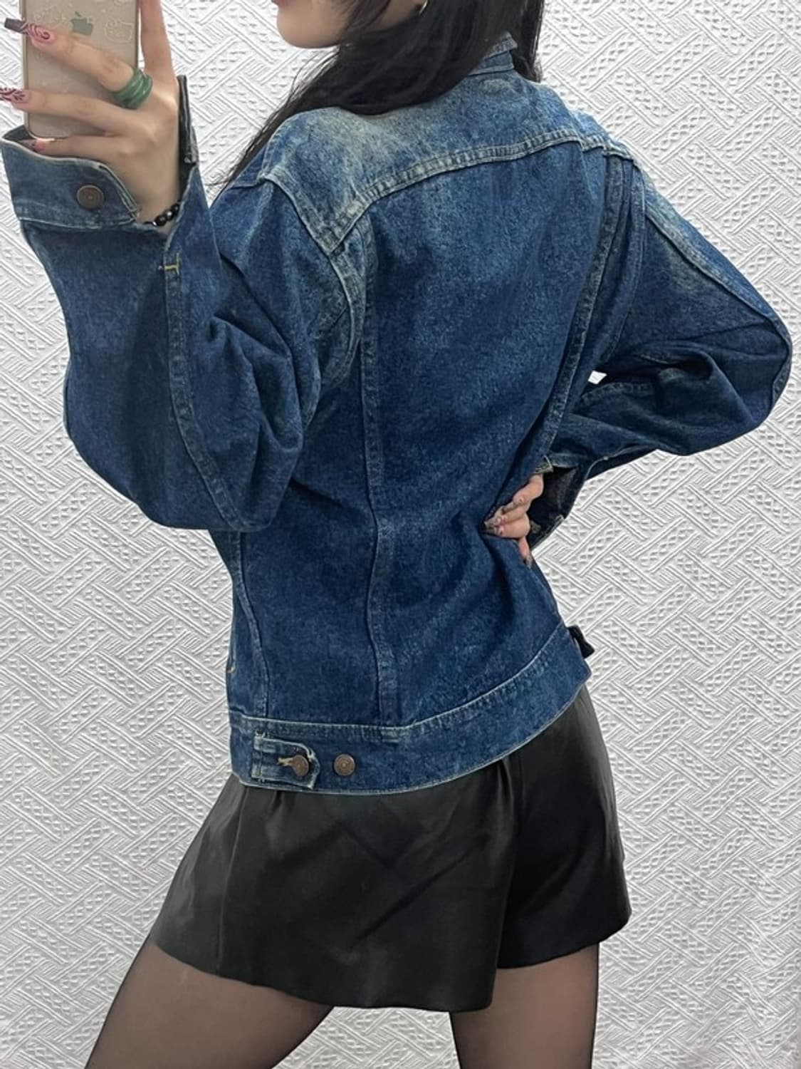 LEE 올드스쿨 빈티지 아메카지 데미지 워싱 데님자켓 M C11742 상품이미지2