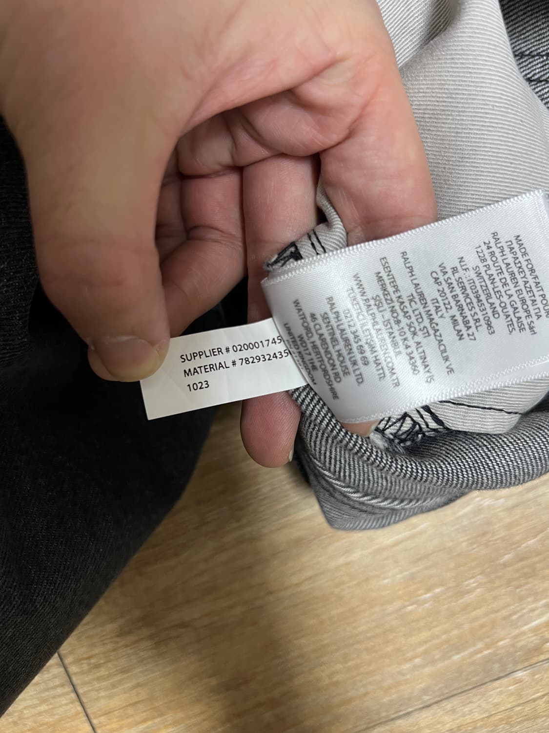 택포28) RRL 더블알엘 스트레이트 핏 진 더스티 블랙 29x30 상품이미지6