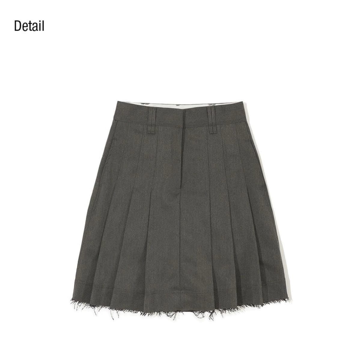 partimento women cut off pleats skirt 상품이미지1