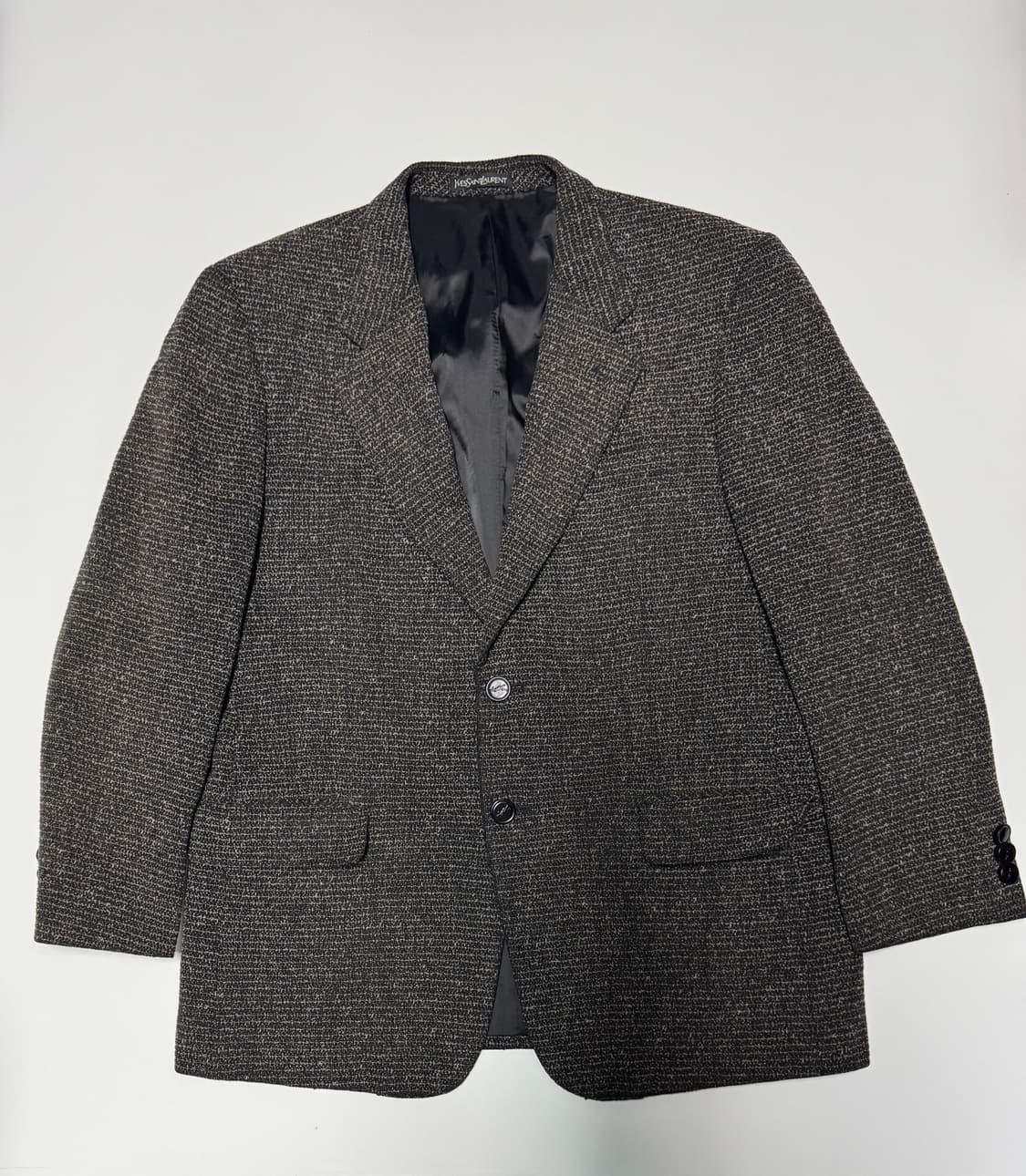 정품!! 입생로랑 고급 헤링본 울 자켓 M~L 상품이미지1