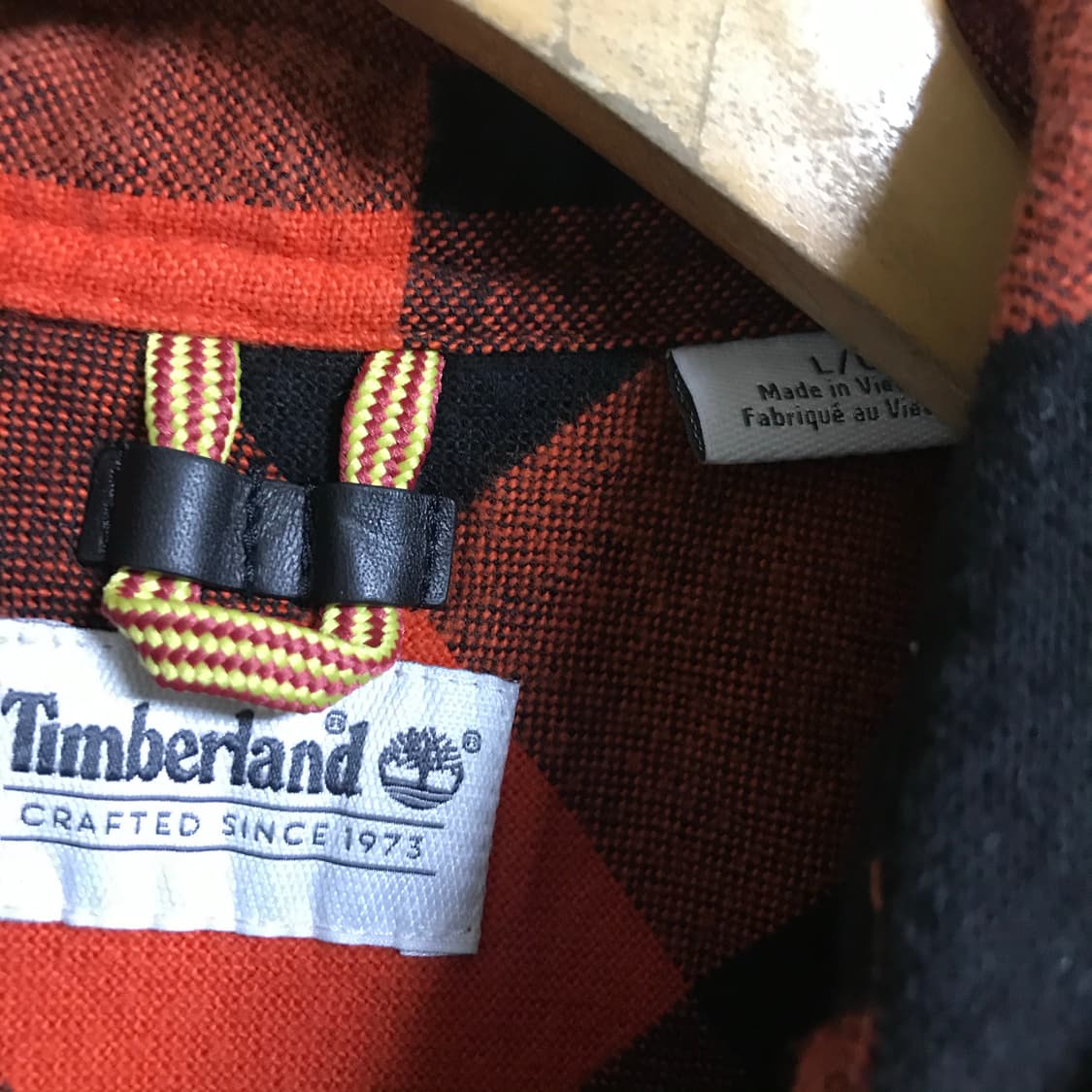 팀버랜드 타탄체크 반누빔 셔츠자켓 상품이미지3