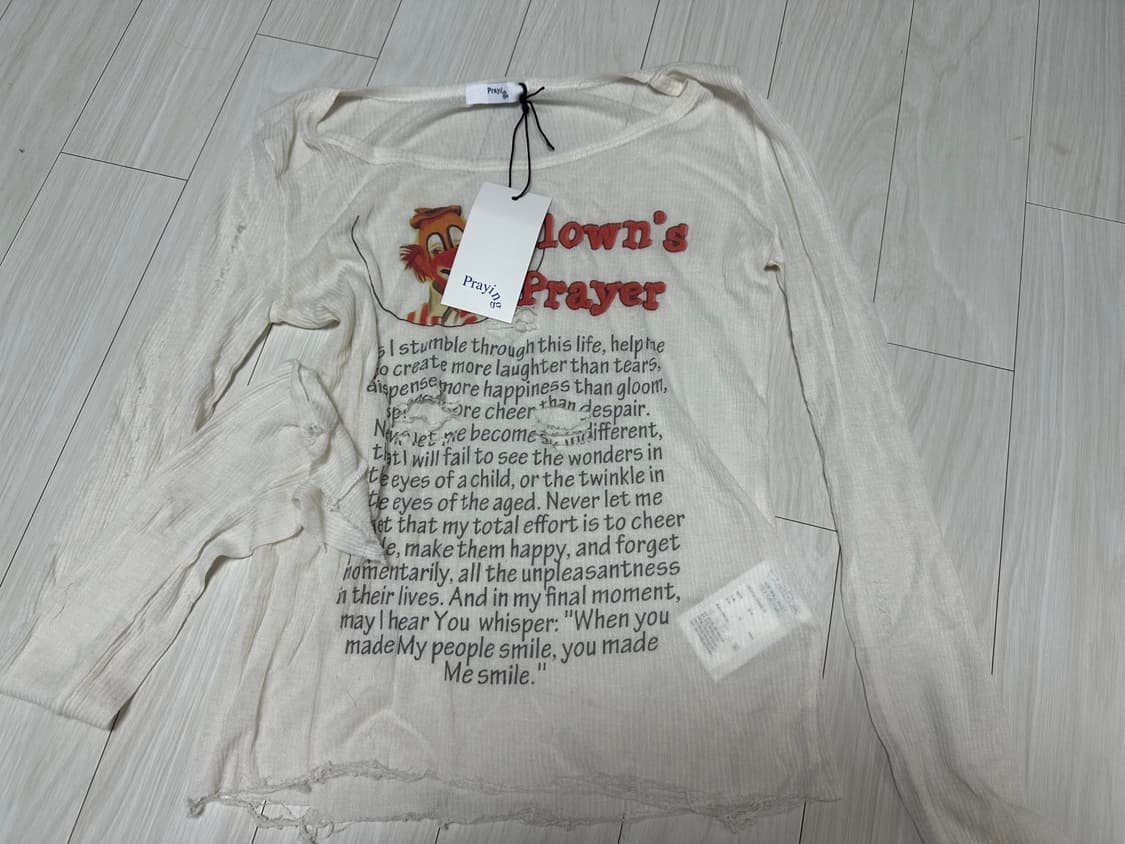 Praying CLOWN L/S 상품이미지2