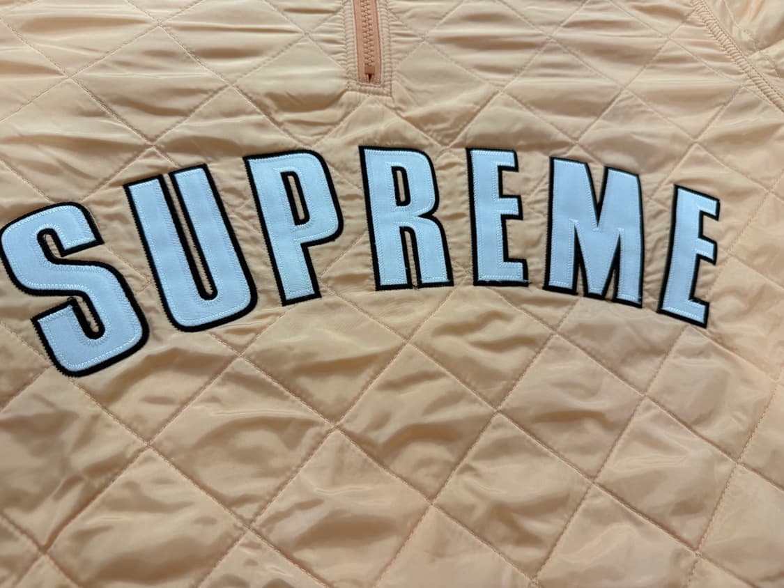 (XL) SS17 슈프림 아크로로 퀼티드 하프집업 피치 상품이미지3