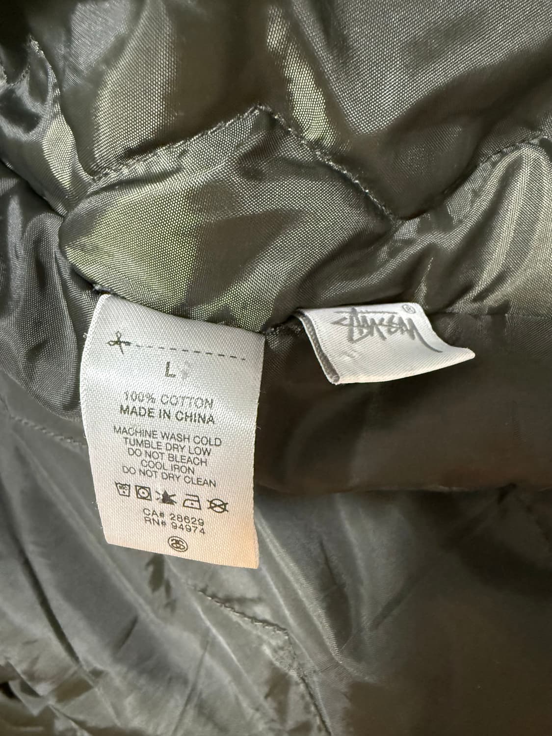 스투시 밀리터리 몰스킨 파카 L 상품이미지7