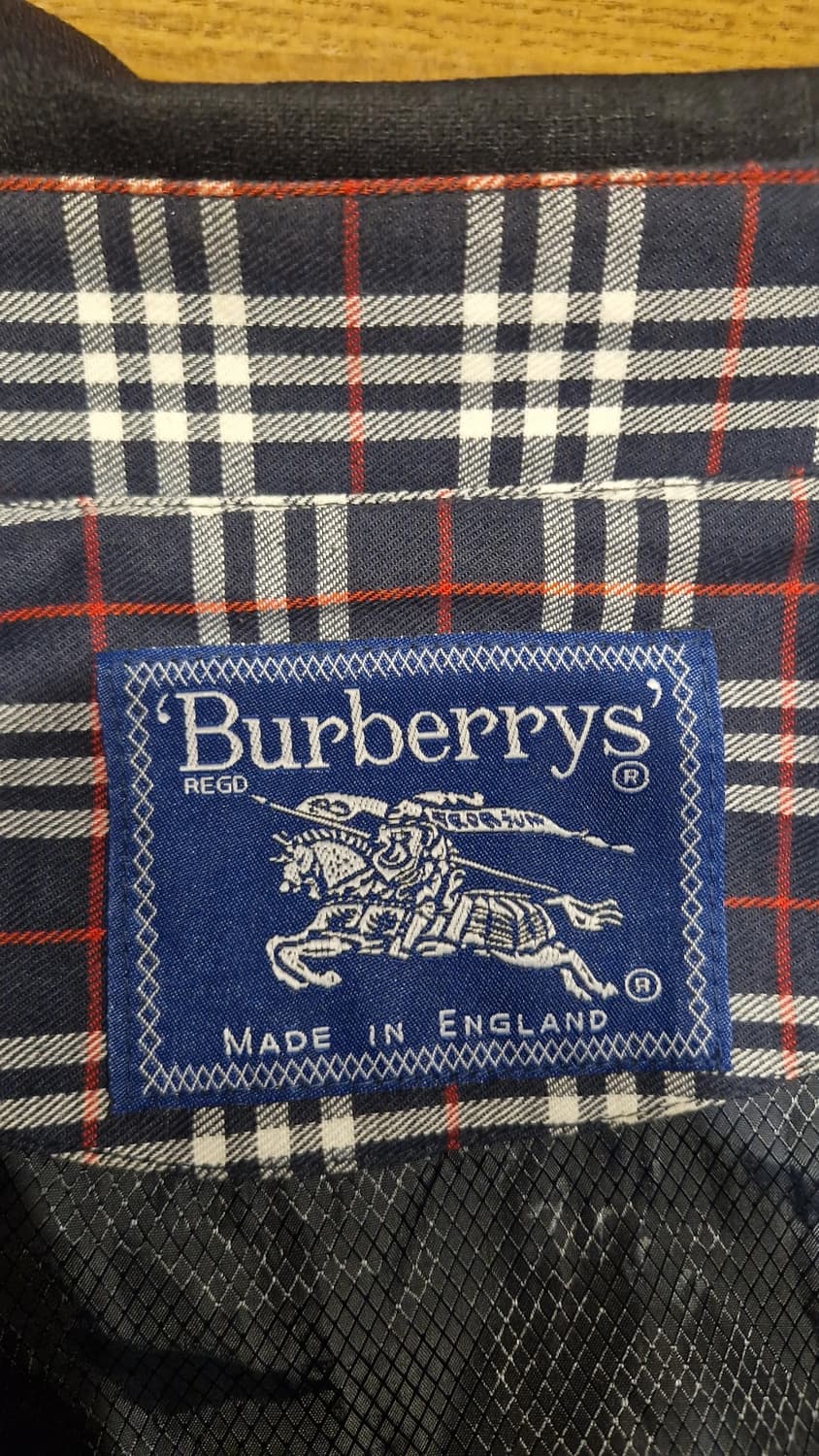 버버리 네이비 블루종 빈티지 자켓 상품이미지3