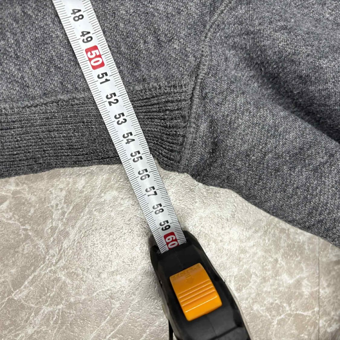 아베크롬비 y2k 울프죠 그레이 양털 후드집업 희귀져지(L) 상품이미지5