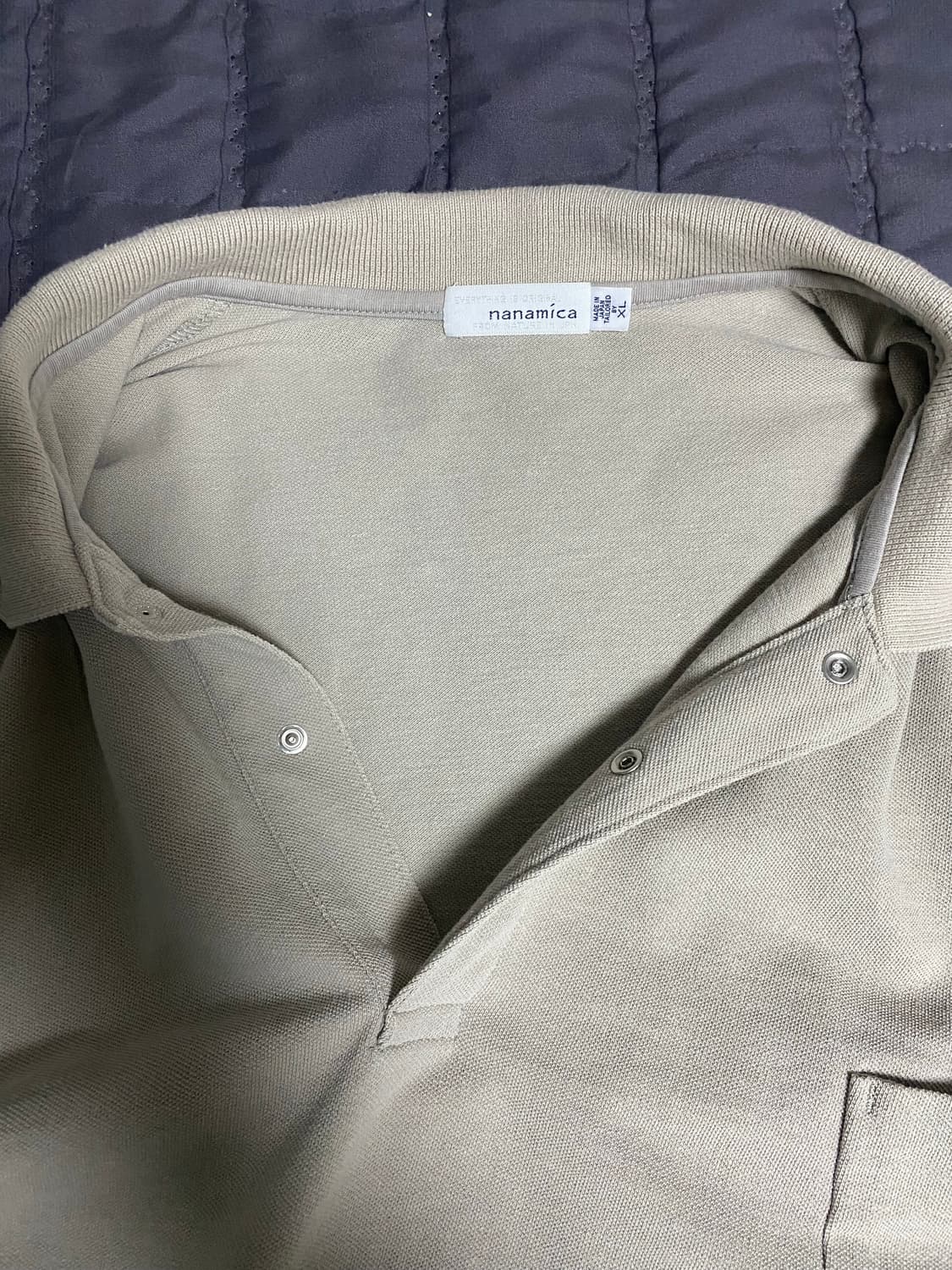 나나미카 폴로 셔츠 타우페 suhs316U 상품이미지4