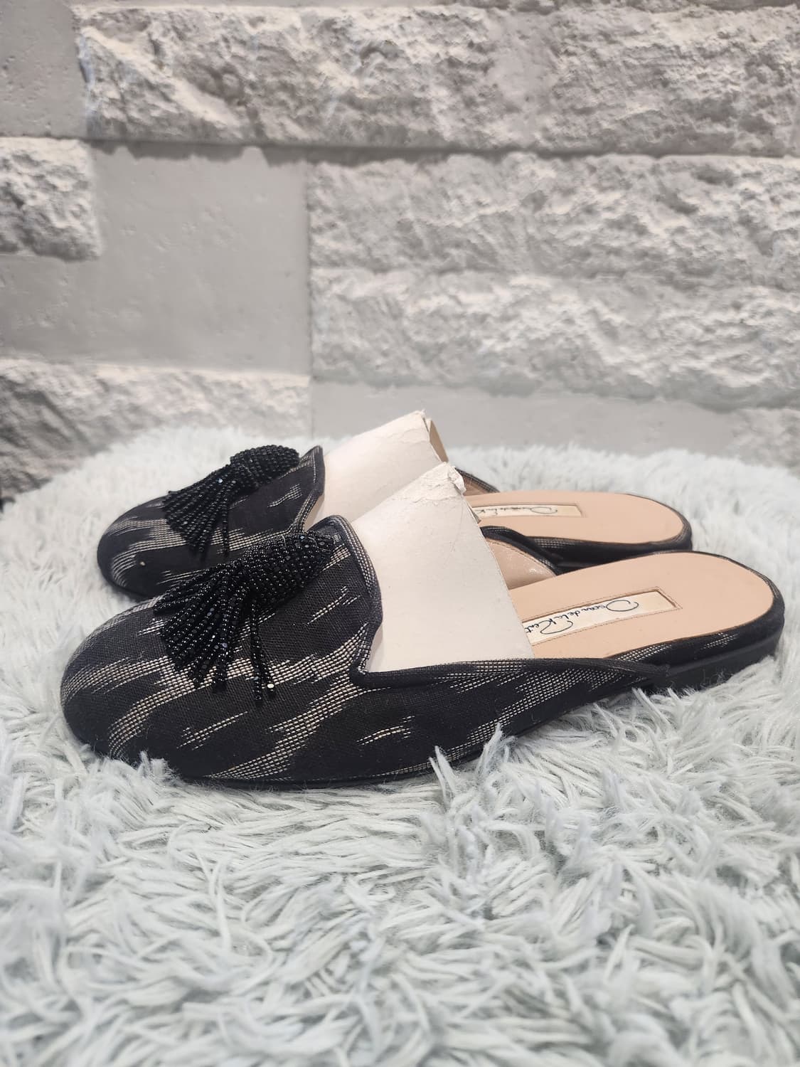 "Oscar de la Renta 이태리 메이드 뮬 슈즈 36½ 🌹"
 상품이미지4