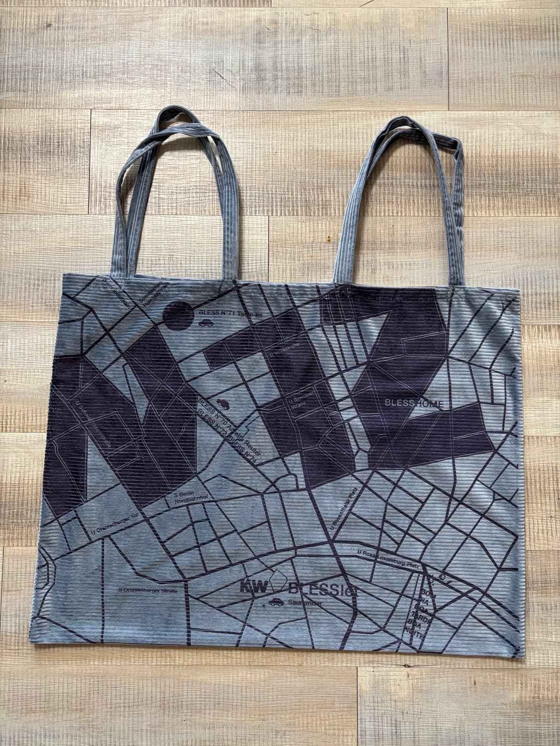 블레스 포핸들 트윈 토트백 코듀로이 XL bless 상품이미지1