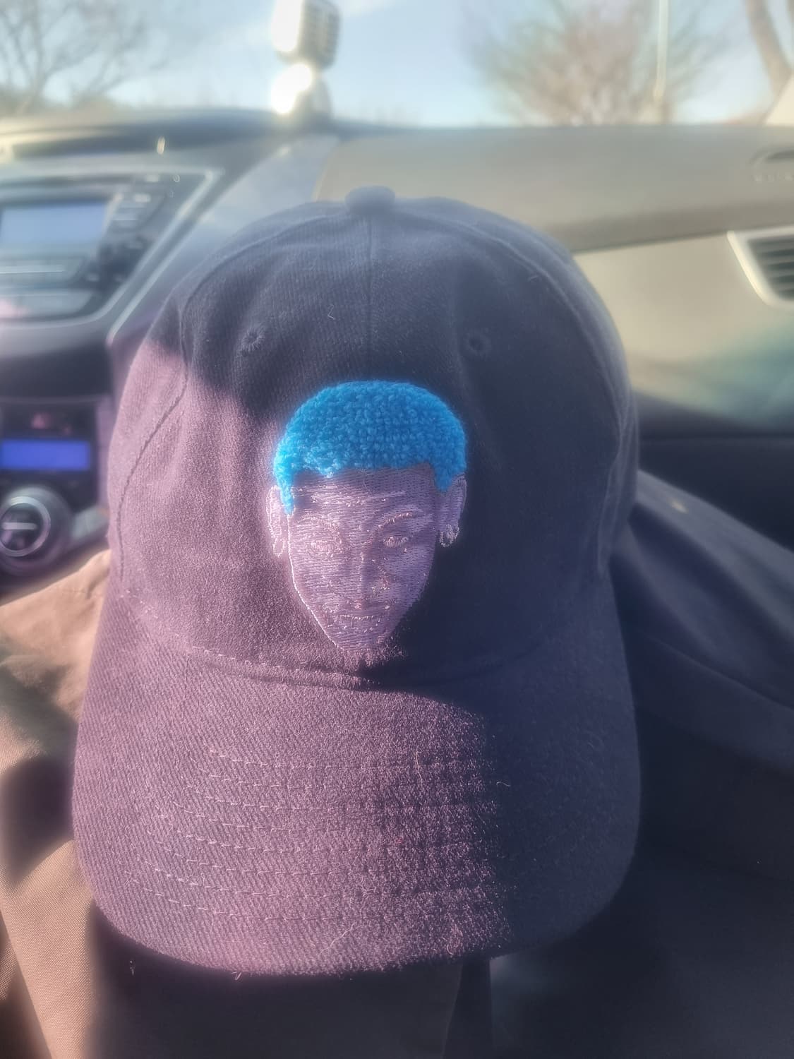 나이키 90s 빈티지 데니스로드맨 볼캡 (블루헤어) 상품이미지1