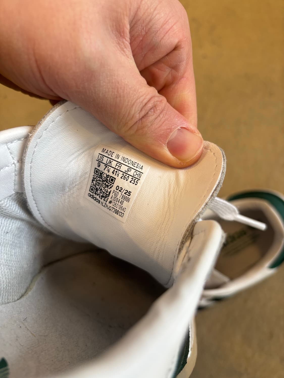 아디다스 삼바 화이트/그린 스니커즈 상품이미지6