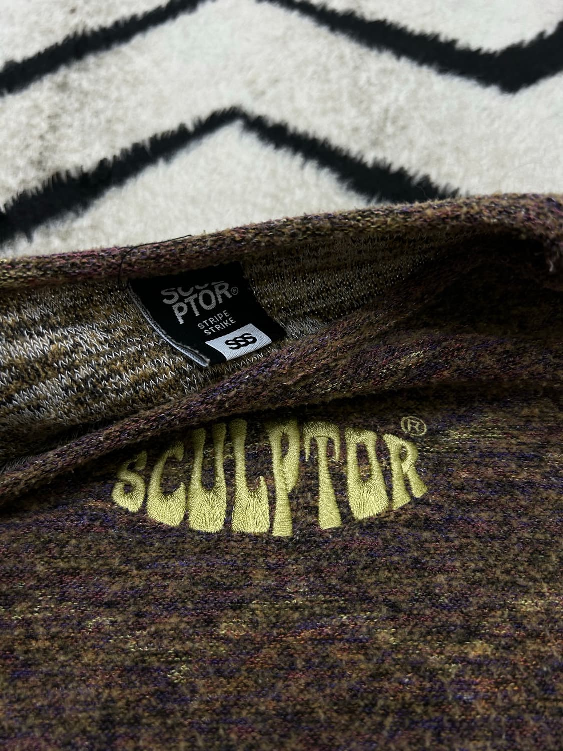 [Free]스컬프터 크롭 니트 긴팔 상품이미지5