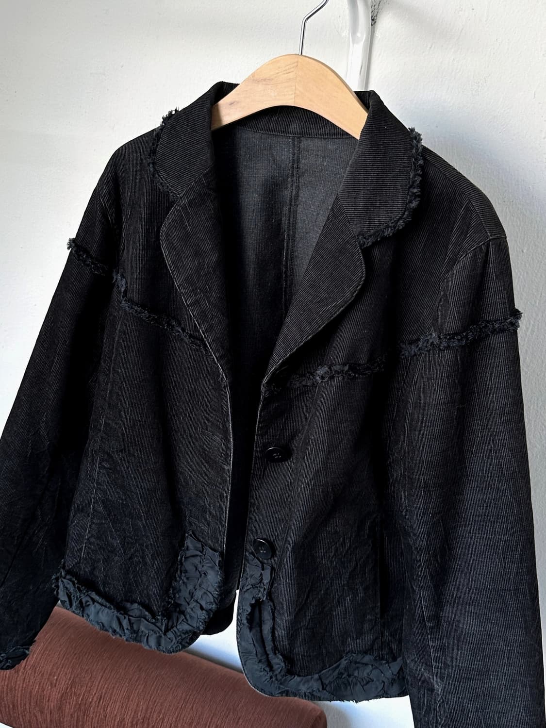 Narrow cord tape design single jacket 상품이미지2