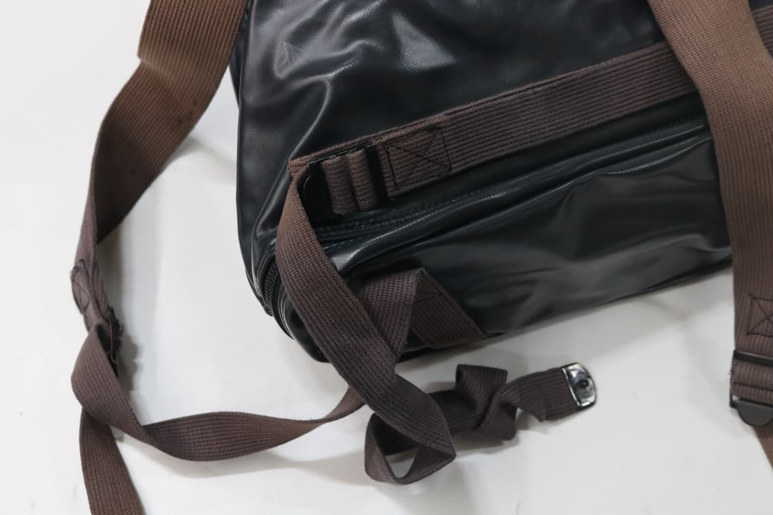 LUGGAGE LABEL 요시다포터 빈티지 뉴 라이너 코팅 백팩 블랙 상품이미지9