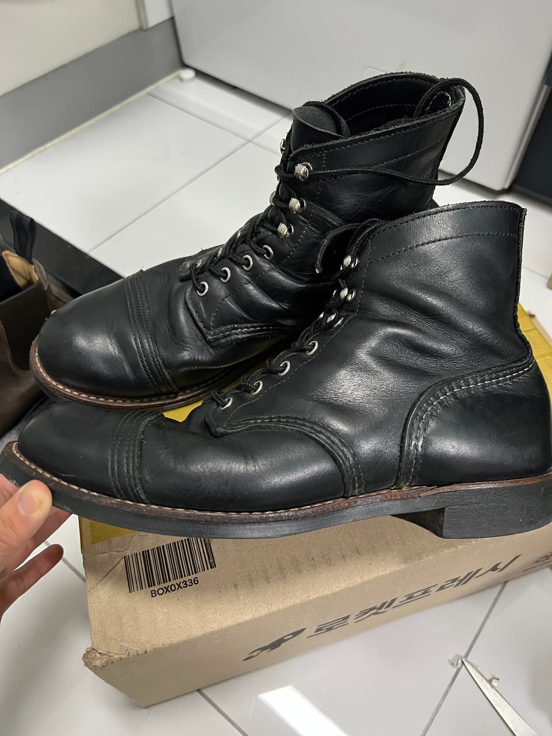 택포20) 레드윙 아이언레인저 8084 블랙하니스 9D 270 상품이미지2