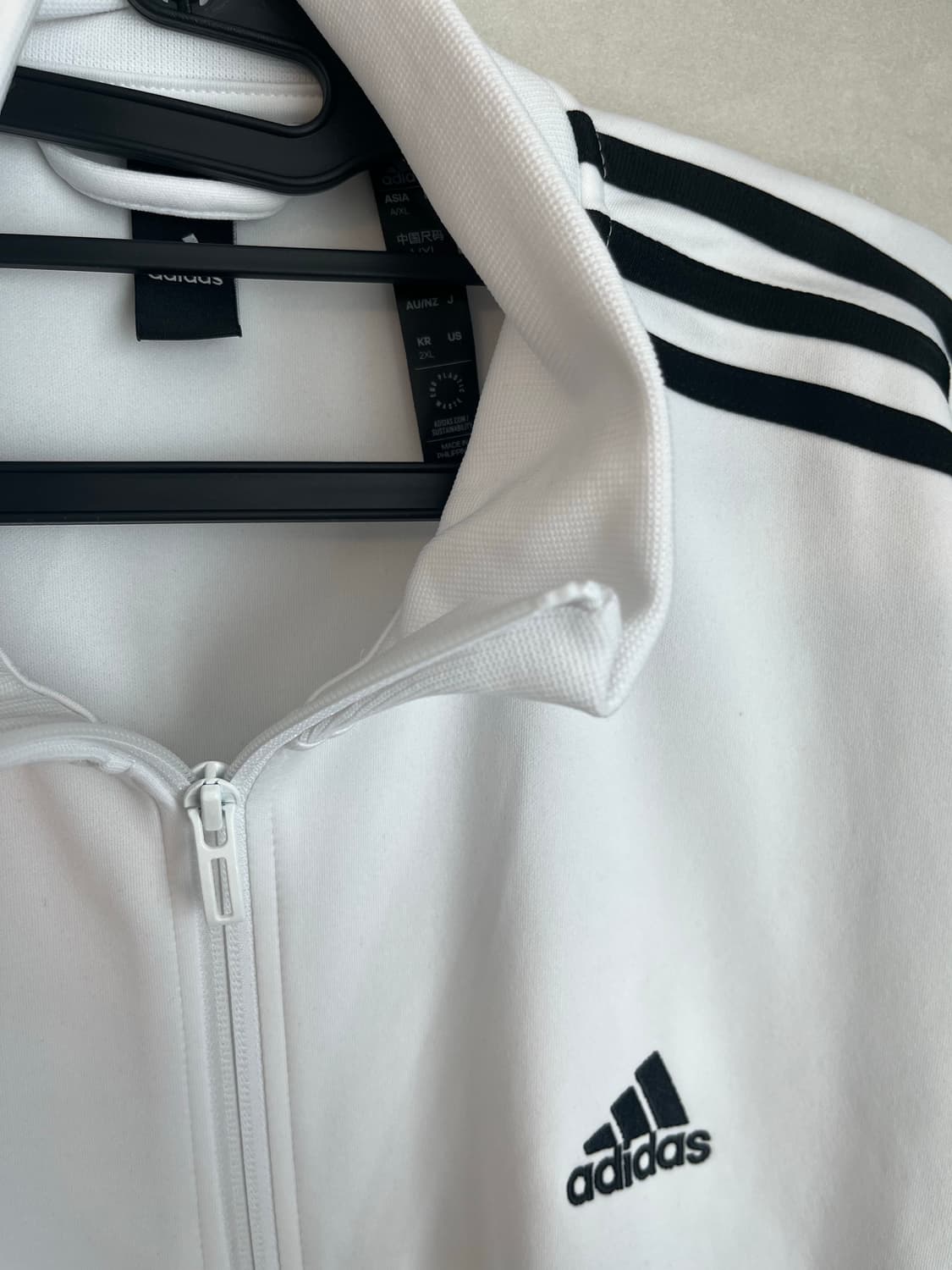 아디다스 흰,검 져지 (2XL) 상품이미지4