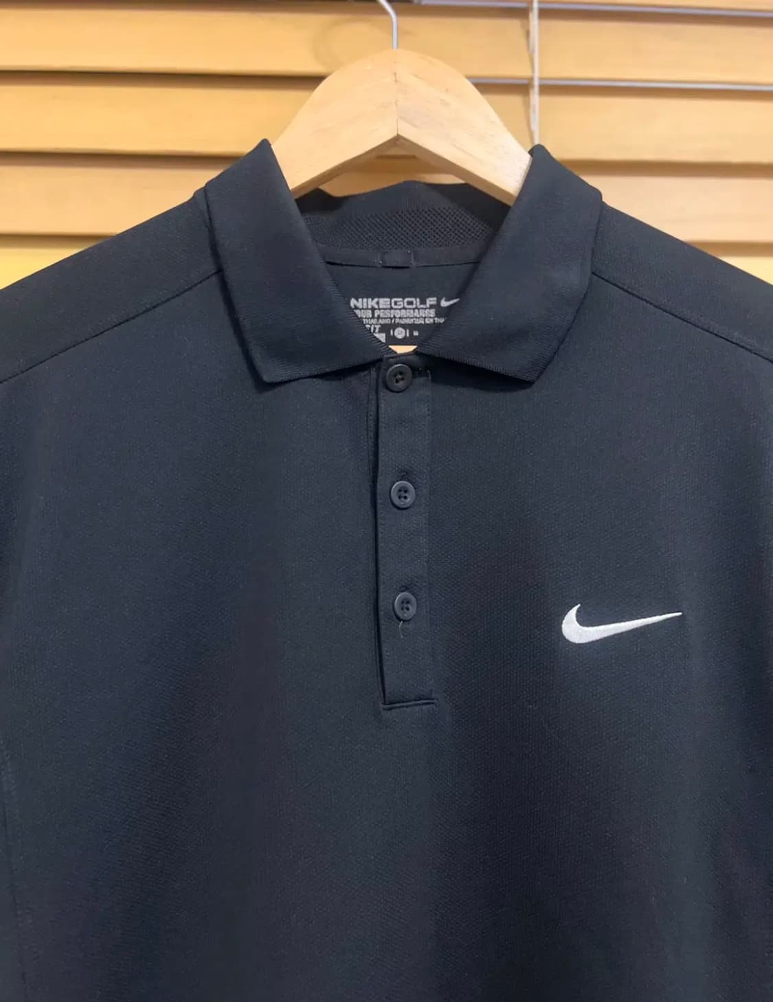 나이키골프 남성 블랙 카라반팔티셔츠 95 상품이미지1