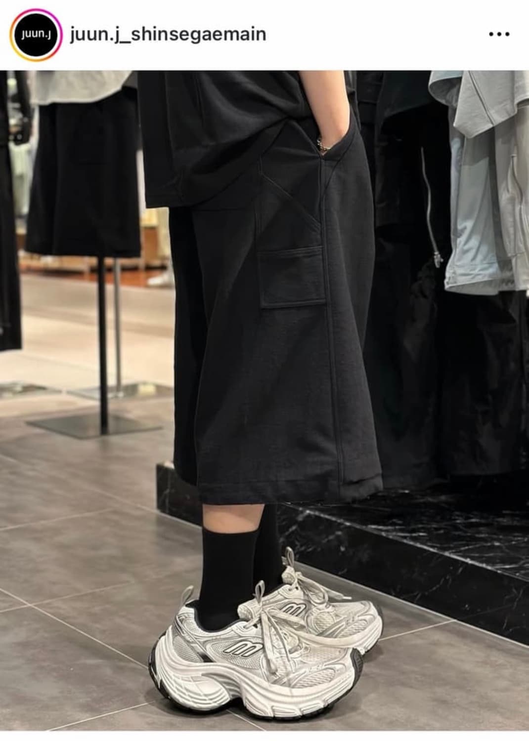 준지 버뮤다 팬츠 48. 상품이미지4