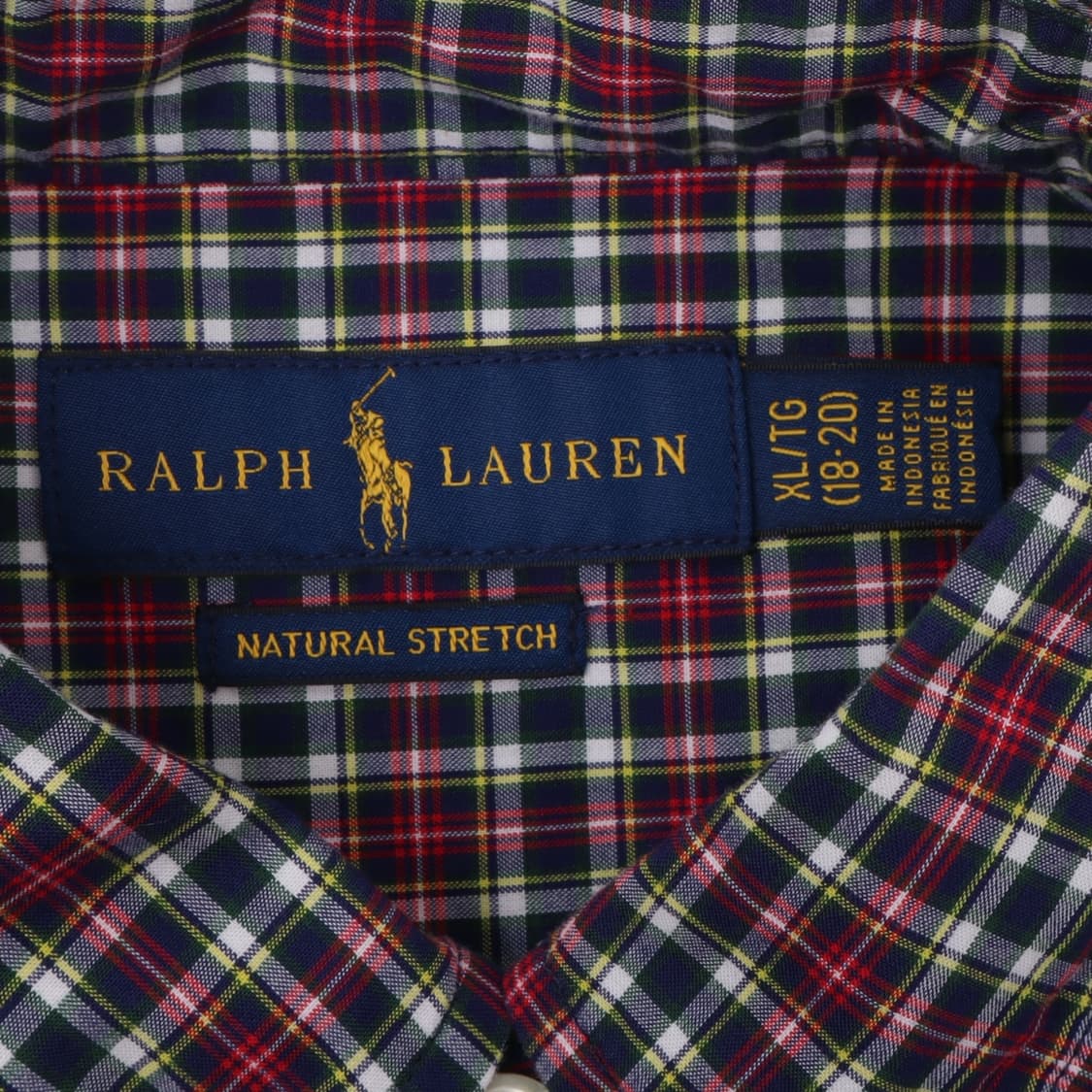 폴로 랄프로렌 체크 내츄럴 스트레치 셔츠 상품이미지8