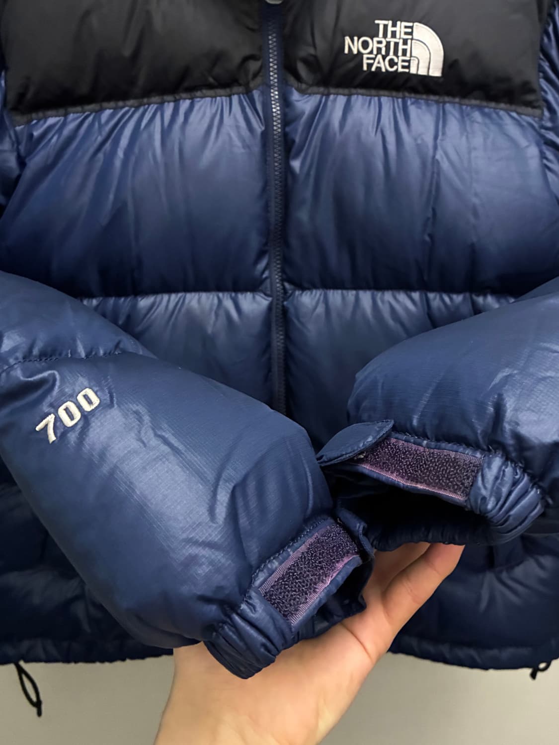 (S/97)노스페이스 1996 골드윈 레트로 눕시 패딩 700 네이비 상품이미지6