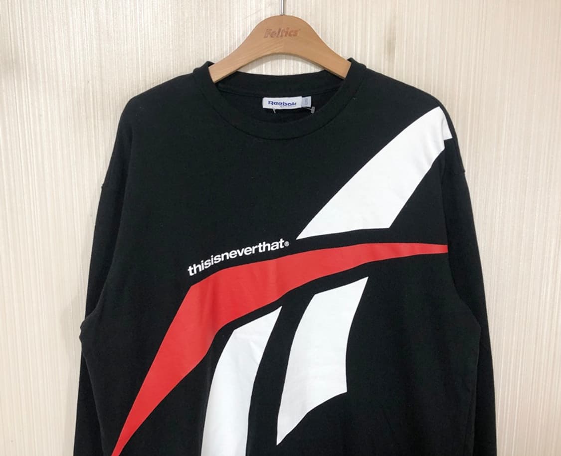 리복X디스이즈네버댓 롱슬리브 티셔츠 XL(105) 상품이미지2