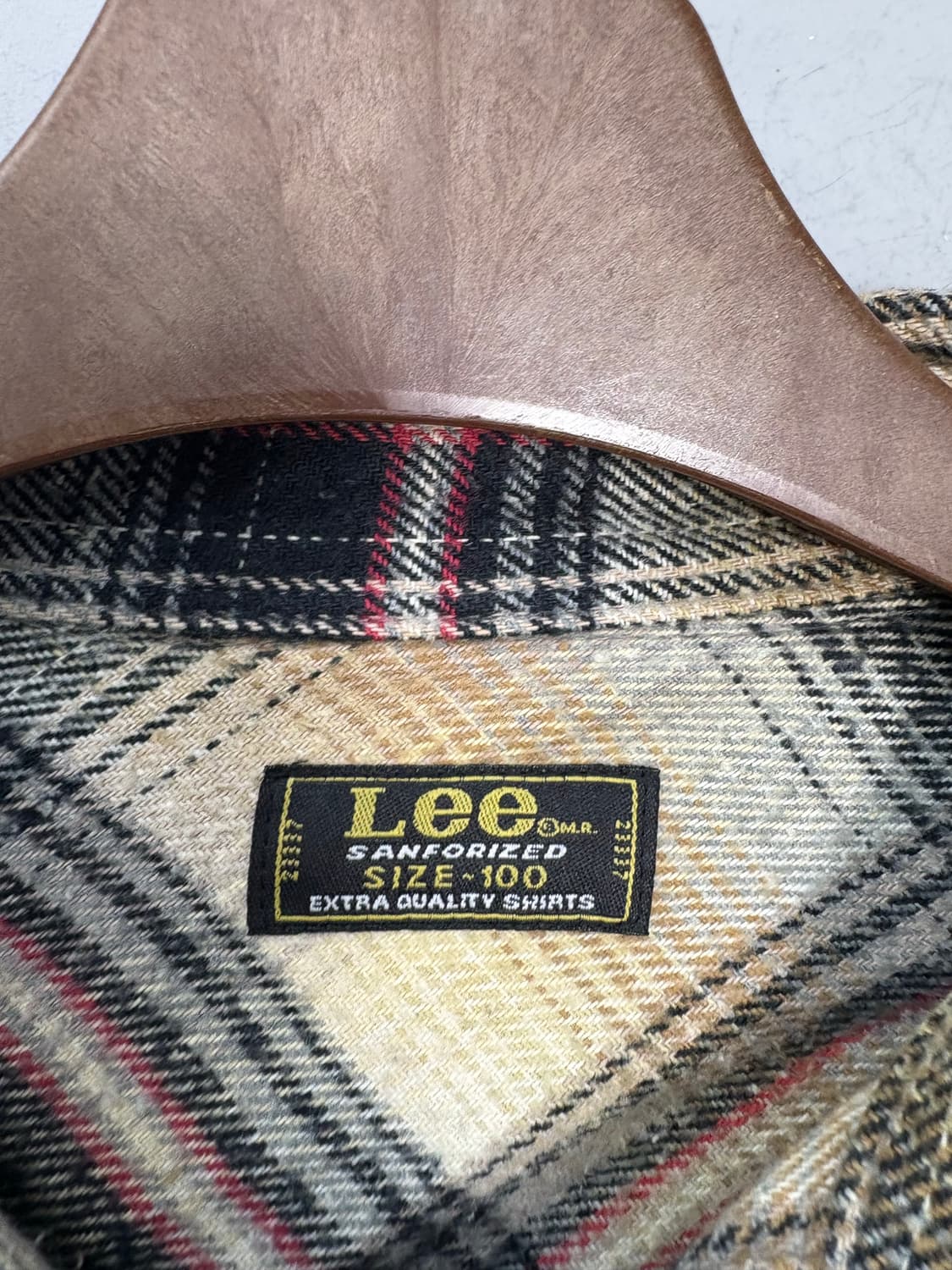 LEE 리 00s 체크 울 셔츠 A1769 상품이미지5