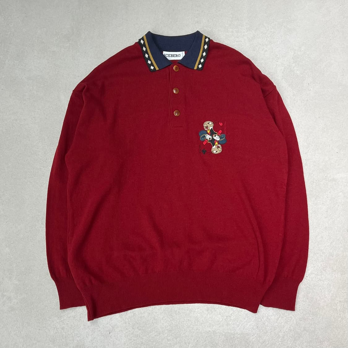 아이스버그 반집업 울니트 s09451 상품이미지1