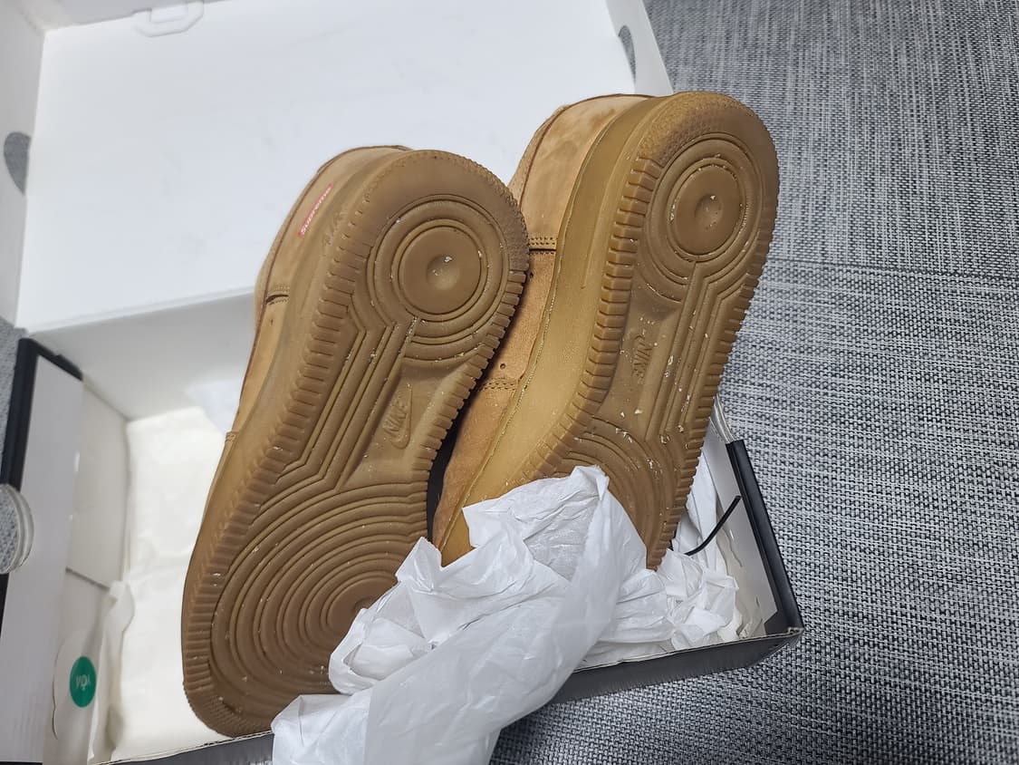 나이키 에어포스1 슈프림 된장포스 265 스니커즈 상품이미지4