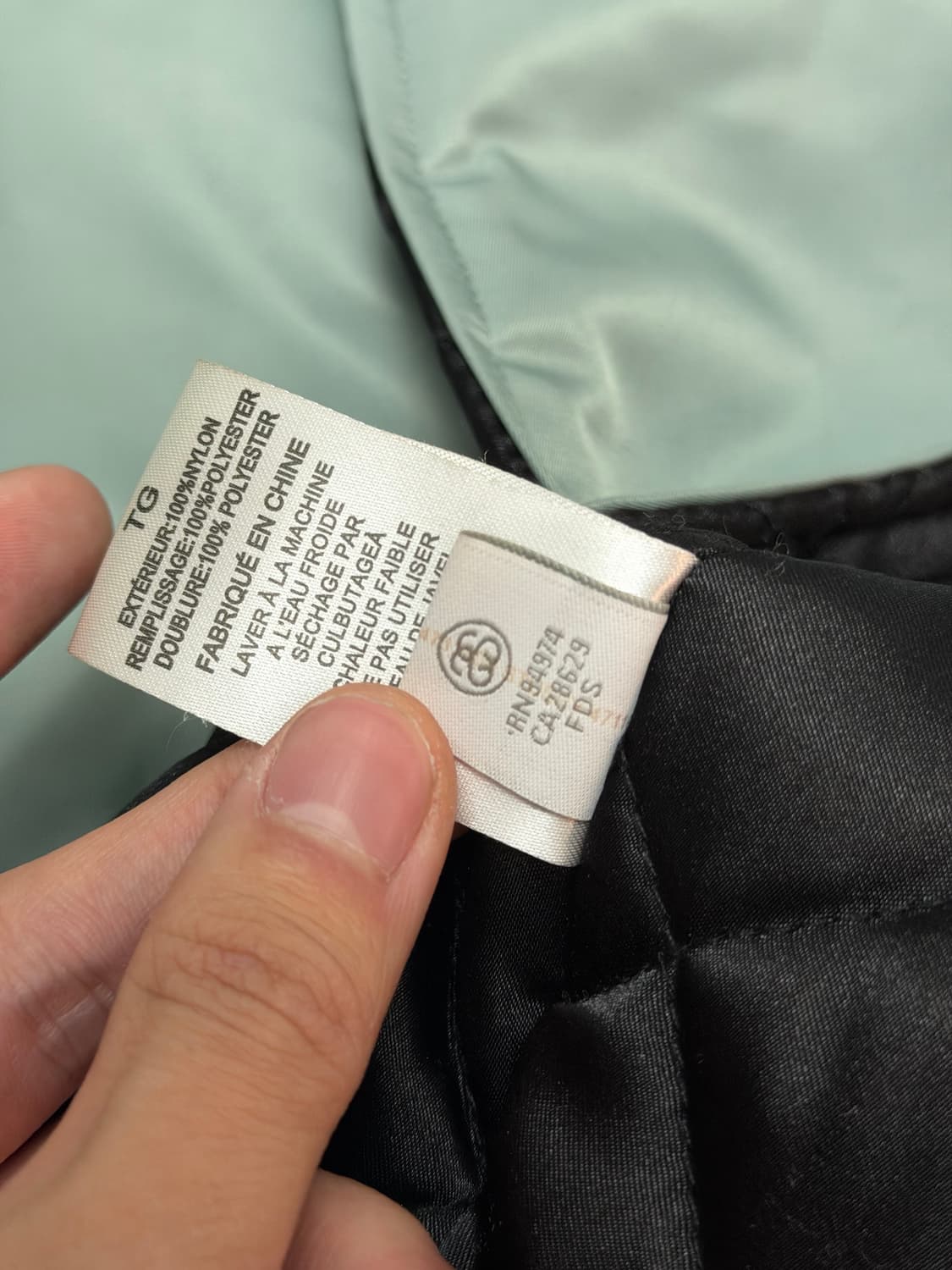 희귀) 스투시 S링크 빅로고 스타디움 파카 코트 세이지 상품이미지10