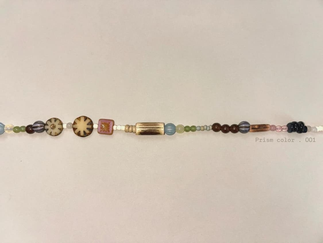 Prism color 001 . | 비즈 목걸이 상품이미지4