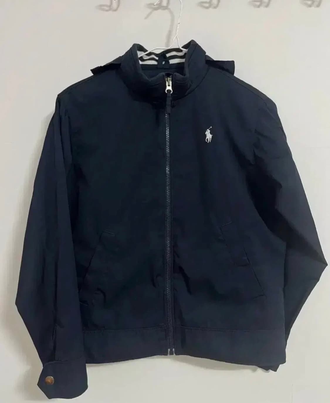 폴로 보이즈 M 남색 윈드브레이커 바람막이 상품이미지1