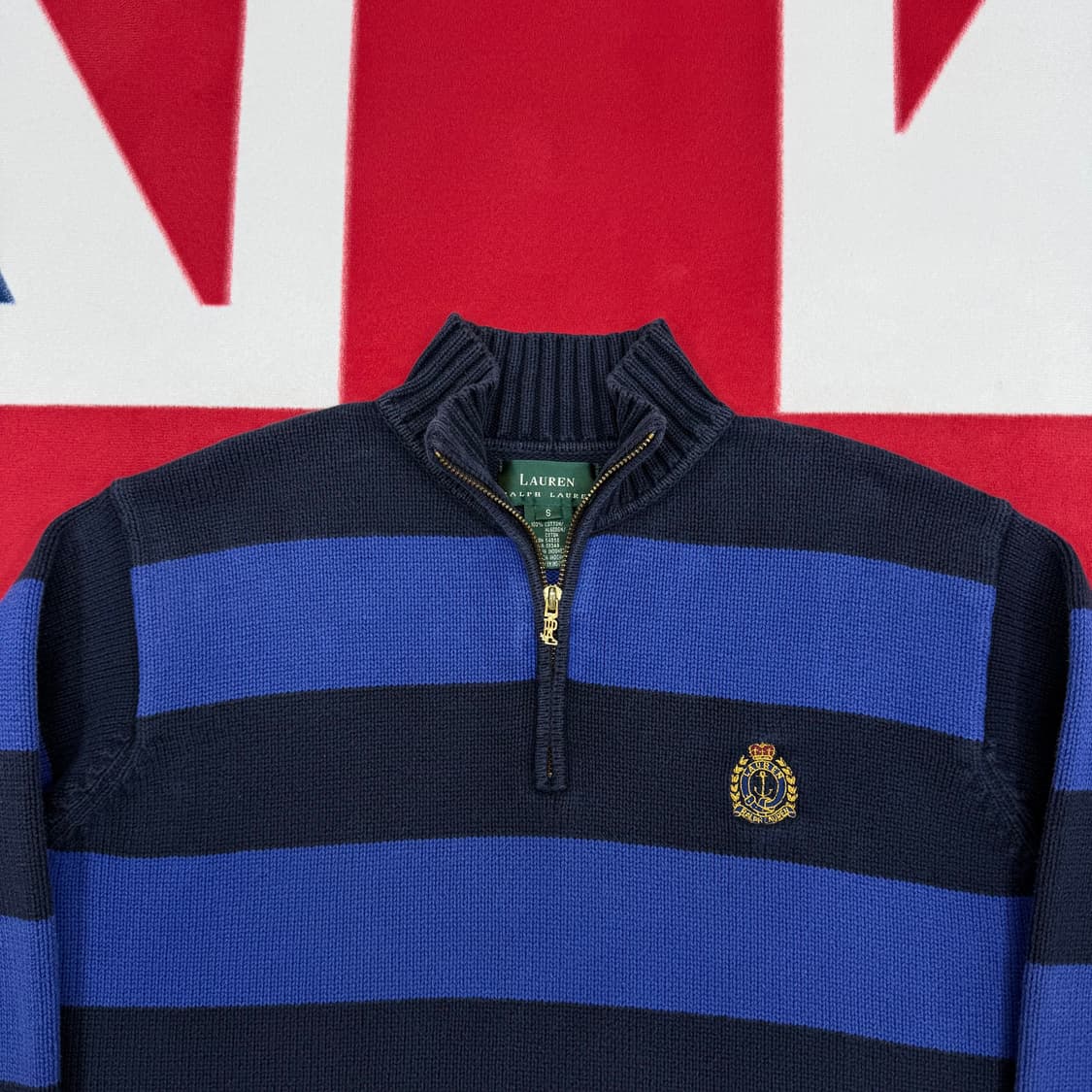 랄프로렌 반집업 니트 S 상품이미지3