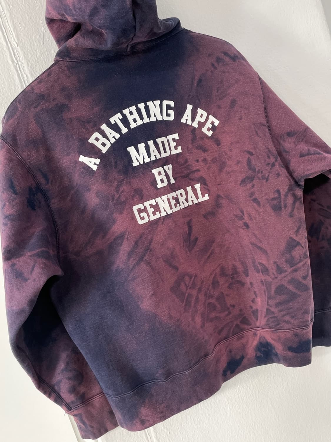 베이프 가먼트 다이 컬리지 후드집업  상품이미지6