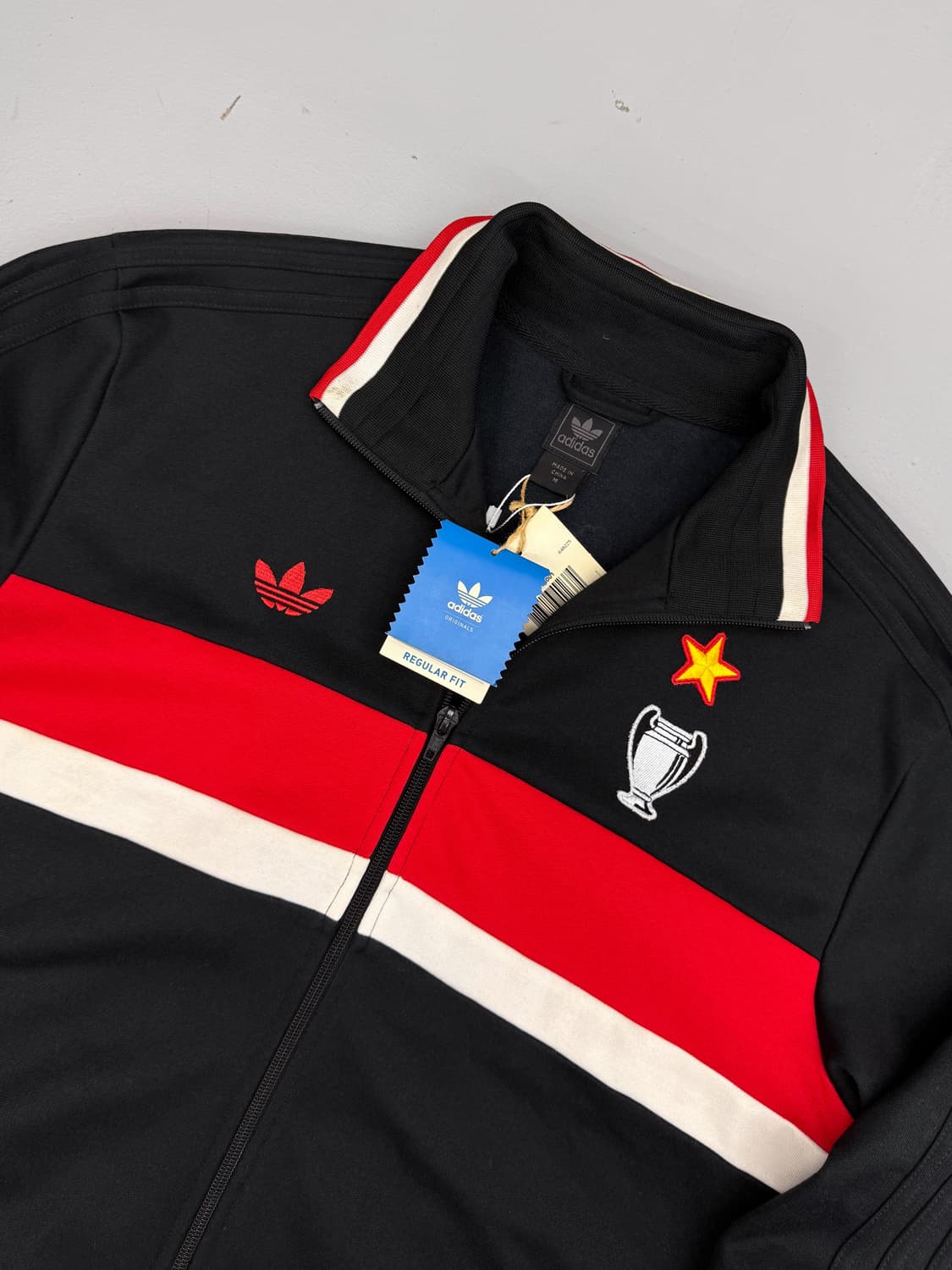 아디다스 루즈핏 AC 밀란 메디오라눔 파이어버드 트랙 져지  상품이미지3