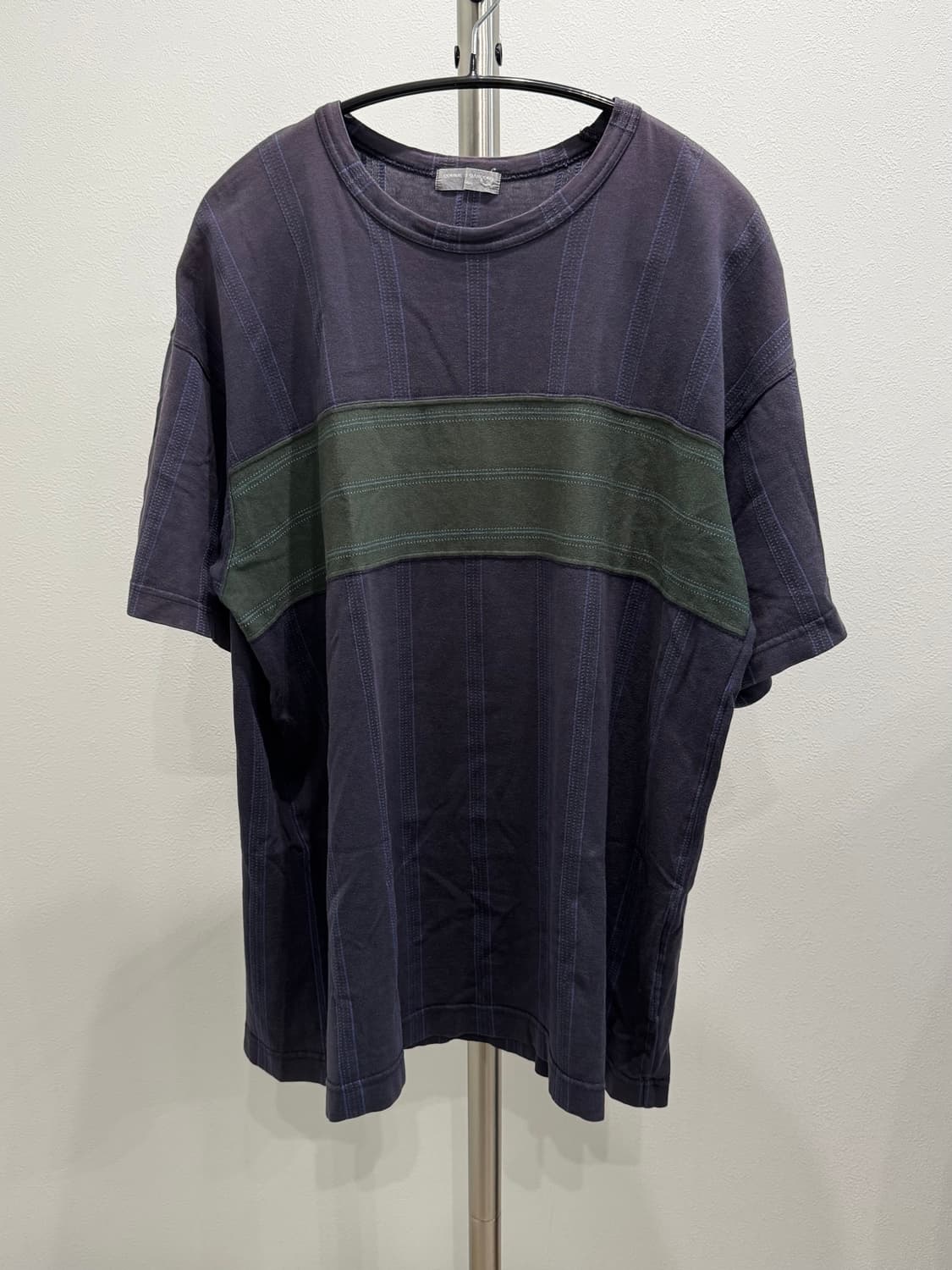 꼼데가르송 옴므 90s (다나카) 믹스드 스트라이프 티셔츠 상품이미지1