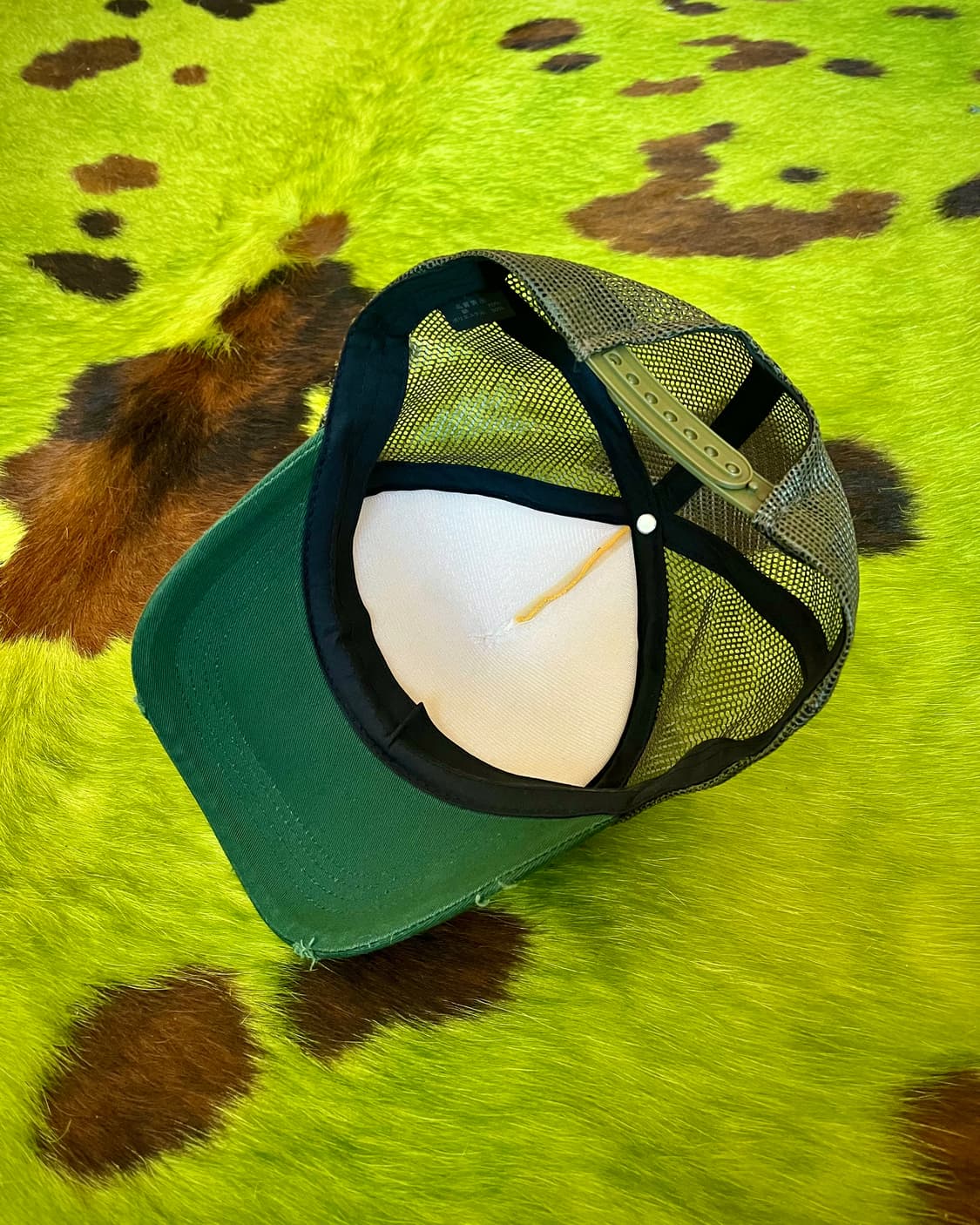 Japanese Vintage Skull Pattern Mesh Cap 상품이미지6