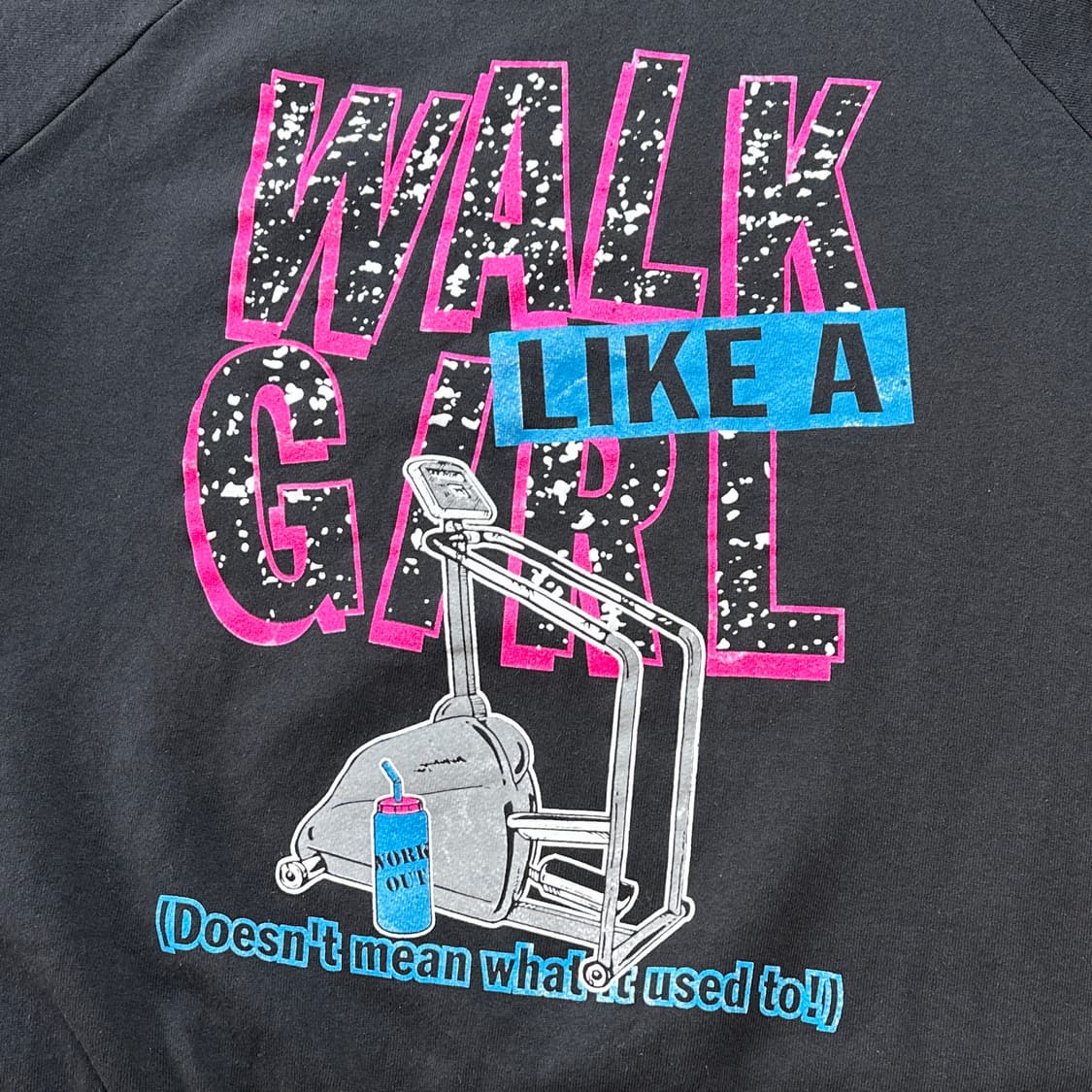 90s 헤인즈 워크 라이크 어 걸 스웻셔츠 XL 상품이미지3