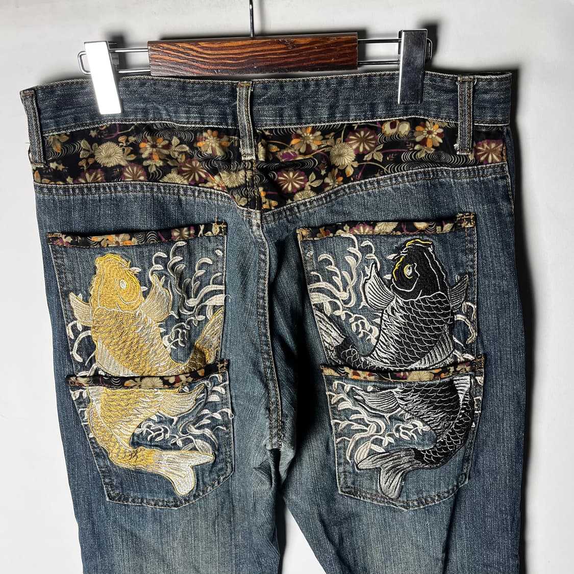 [Memory Special] 재팬 오리엔탈 잉어 데님팬츠 상품이미지3