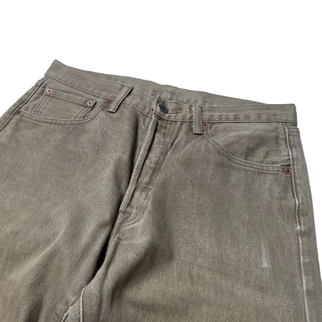 리바이스 501 빈티지 카키컬러 컬러진 34 상품이미지2
