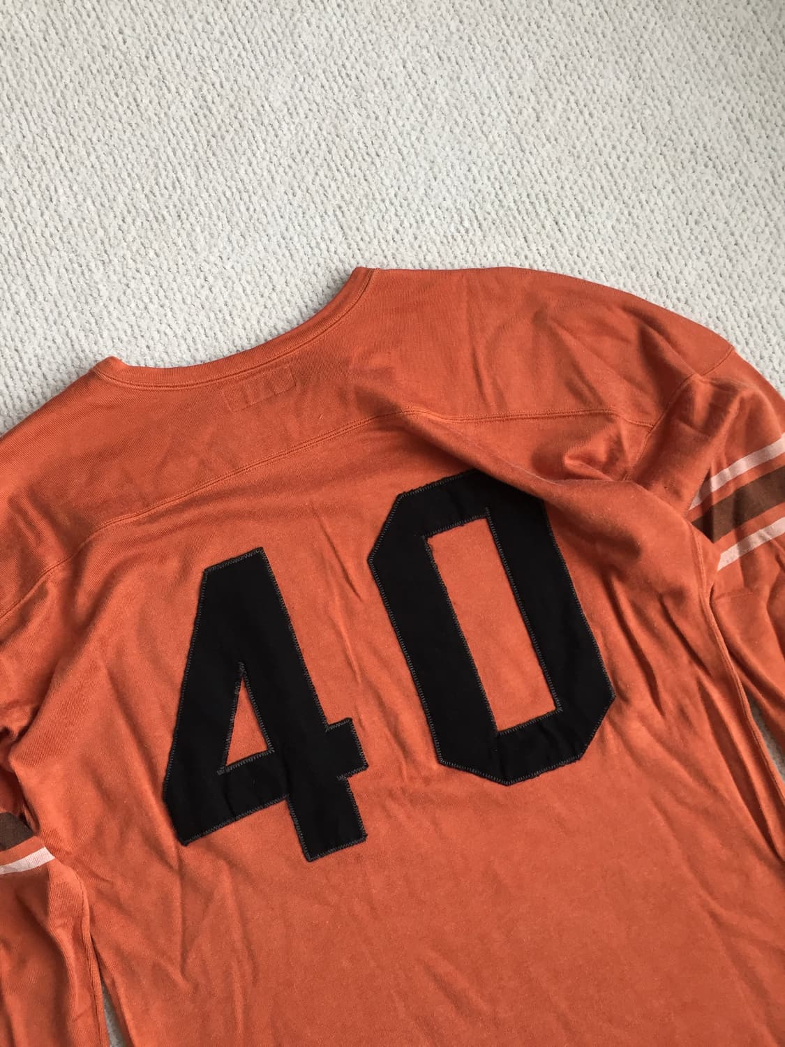 Joe mccoy 조맥코이 레이온 풋볼 티셔츠 오렌지 상품이미지7